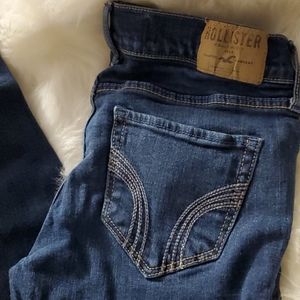 Hollister  jeans  size 1 dark wash